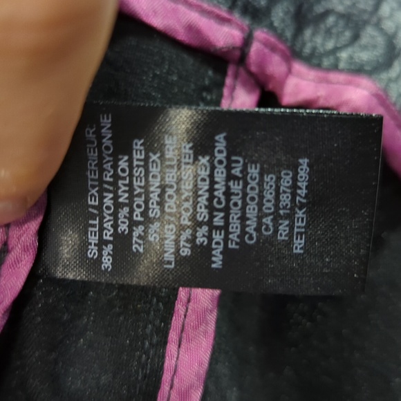 RW&CO Grey Lace & Floral Pattern Blazer - Picture 5 of 8